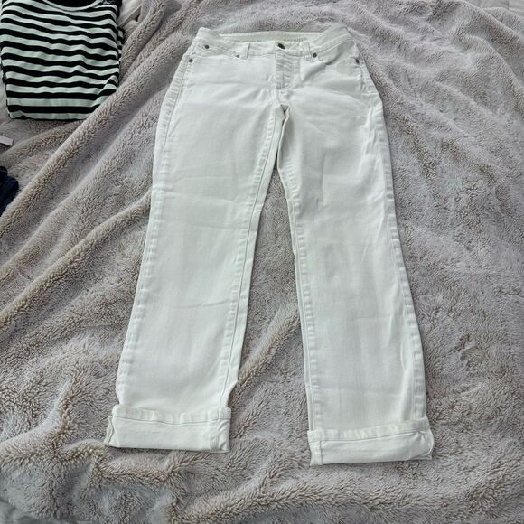 Talbots Heritage Straight White Jeans size 4P - Picture 3 of 12